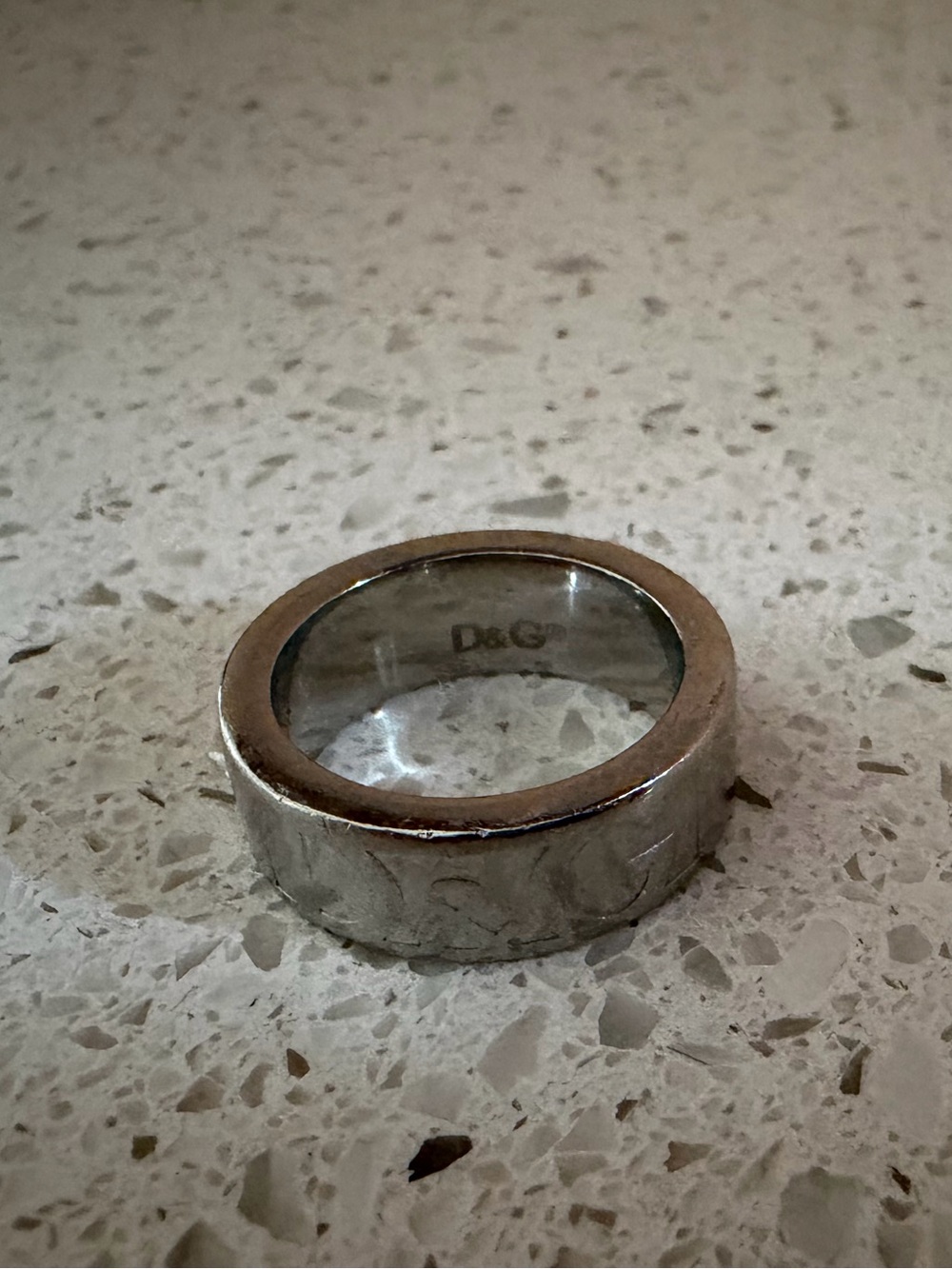 Dolce & Gabbana Freedom Ring Size 7 Silver